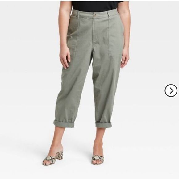 Target A New Day Women's High-Rise Utility Ankle Pants | SZ 14 - Picture 2 of 11